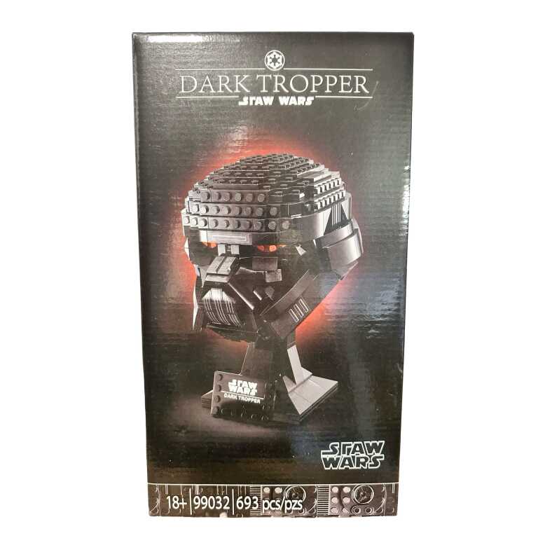 Set construcție tip lego cască Dark Trooper Star Wars 693 piese