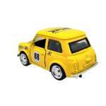 Macheta Mini Cooper galben metal cu sunete lumini si usi care se deschid - imagine 5