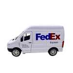 Macheta duba Sprinter FedEx Express 1:32 cu usi care se deschid - imagine 5