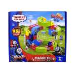 Set pista magnetica Thomas and Friends 93 piese cu locomotiva electrica