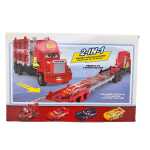 Camion transportor Mack Cars 2 în 1 cu rampă de lansare și 4 mașinuțe - imagine 4