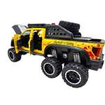 Macheta Ford F150 Raptor galbenă 6x6 scară 1:28 - imagine 10