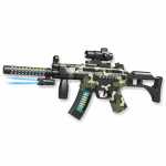 Pusca de jucarie militara cu luneta lumini sunete vibratii 49 cm - imagine 4