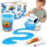 Set DIY Slime cu masinuta automata goocruise si traseu din slime 6 ani+