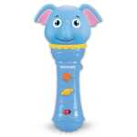 Microfon muzical pentru copii în formă de elefant cu lumini și sunete