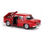 Macheta metal Renault 8 Gordini rosie 1:24 Welly deschide usile fata si capota - imagine 4