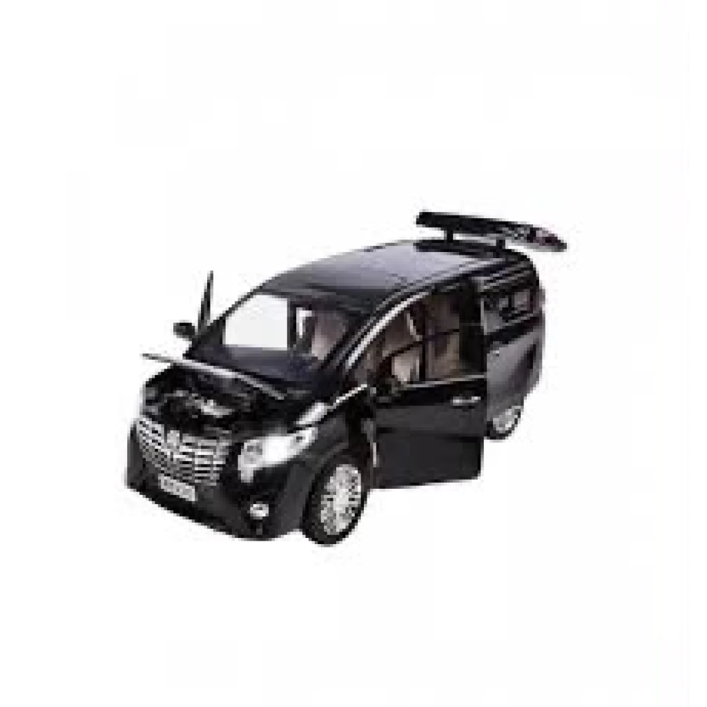 Macheta metal Buick GL8 neagra 1:32 cu sunete si lumini deschide 6 usi