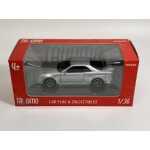 Macheta Nissan Skyline GT-R R34 argintie 1:36 Tayumo - imagine 3