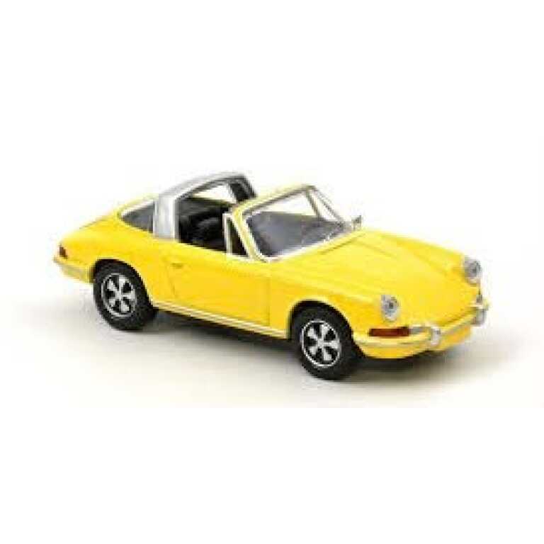 Macheta Porsche 911 Targa galbena Norev 1:43