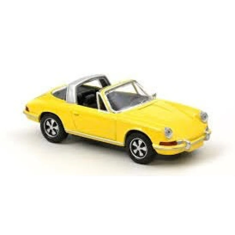 Macheta Porsche 911 Targa galbena Norev 1:43
