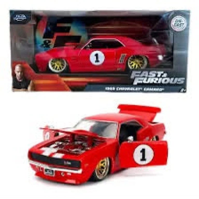 Macheta Chevrolet Camaro 1969 Fast and Furious 1:24 Jada