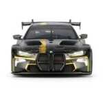 Macheta BMW M4 GT3 Midnight Eclipse 1:24 negru cu galben - imagine 4