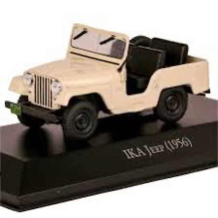 Macheta IKA Jeep 1956 alb 1:43