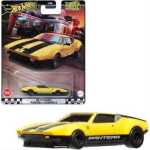 Masinuta Hot Wheels De Tomaso Pantera 1971 galben 1:64