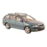 Macheta Skoda Octavia Combi 1:43 verde metalizat - imagine 4