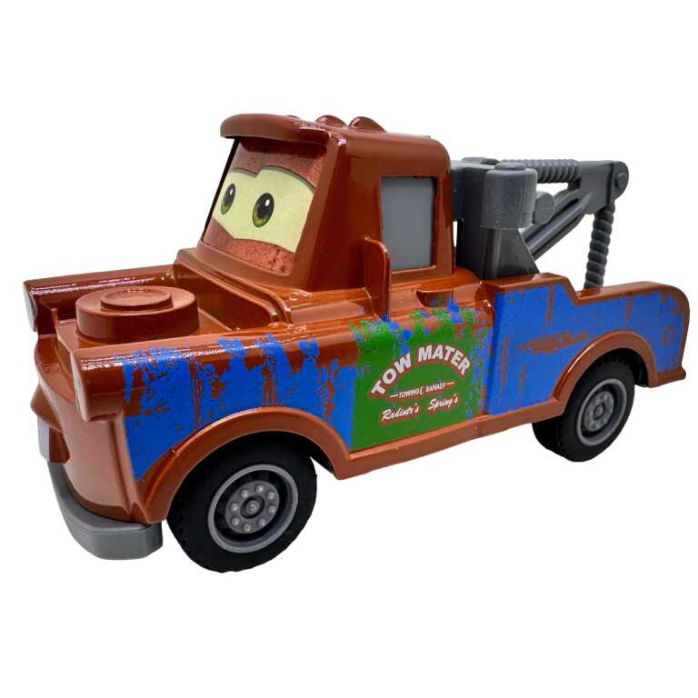 Macheta metalica de tractari Bucsa din Cars 10 cm