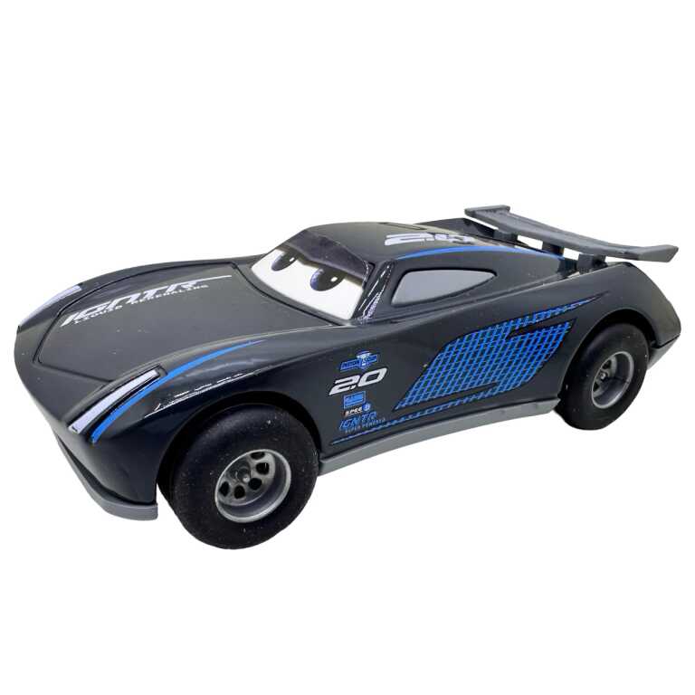 Macheta metalica Jackson Storm Cars 3 neagra cu albastru