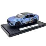 Macheta metal BMW M8 Competition albastru scara 1:32 cu usi capota si portbagaj mobile - imagine 3