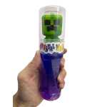 Slime Crystal Mud cu figurina Minecraft gel colorat cu sclipici - imagine 4