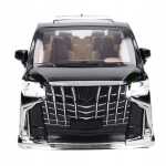 Macheta metal Toyota Alphard neagra scara 1:24 cu usi electrice din telecomanda lumini si sunete - imagine 9