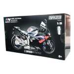 Macheta Motocicleta BMW rr cu efect fum acceleratie reala la maneta pornire din cheie claxon - imagine 4