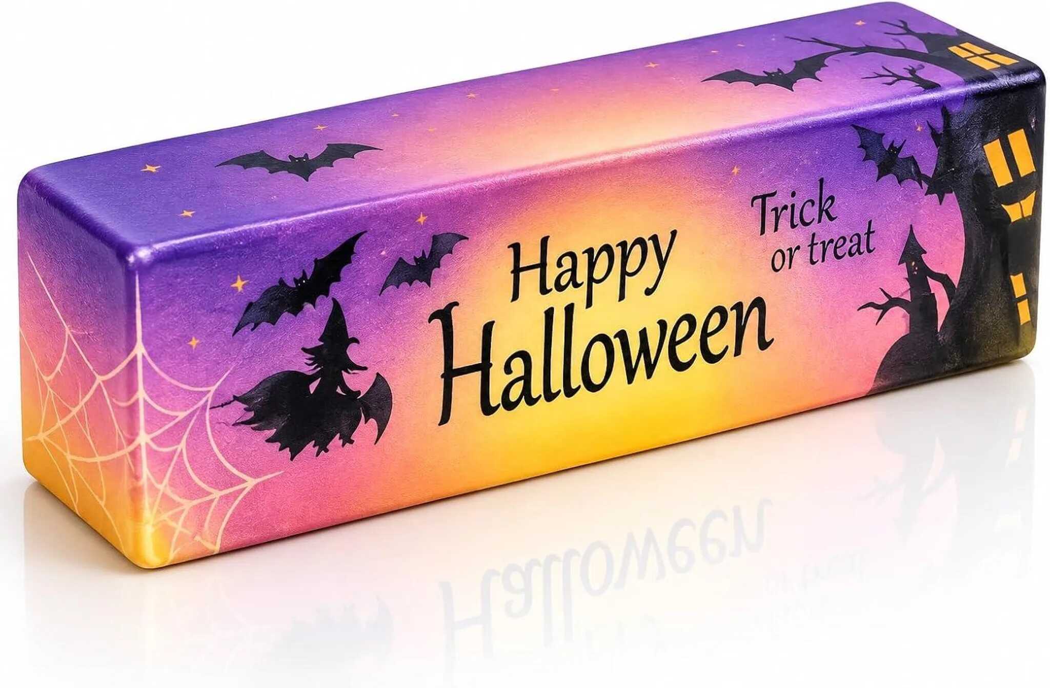 img_6276 Jucarie antistres Squishy Halloween model dreptunghiular moale si elastic 13 cm - imagine 1