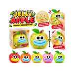 Jucarie antistres Squishy Mar Jelly Apple crunchy moale si elastic 7 cm - imagine 2