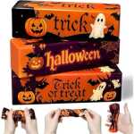 Jucarie antistres Squishy Halloween model dreptunghiular moale si elastic 13 cm - imagine 4