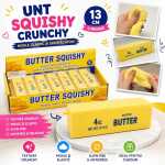Jucarie Squishy Unt 13 cm cu Sunet Crunchy si Efect Slow Rising Antistres