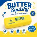 Jucarie Squishy Unt 13 cm cu Sunet Crunchy si Efect Slow Rising Antistres - imagine 3