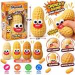 Jucarie Squishy Aluna de Pamant 10 cm cu Sunet Crocant si Efect Antistres - imagine 2