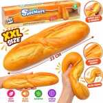 Jucarie Squishy Bagheta de Paine XXL 23 cm SoftMart cu Revenire Lenta si Aroma